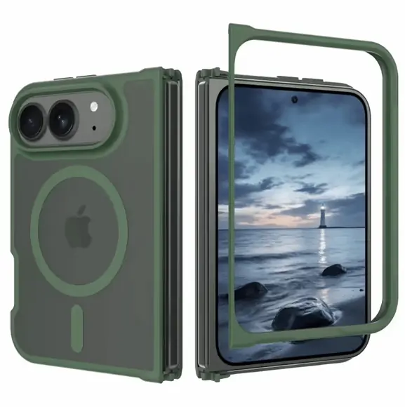 苹果首款折叠屏？厂商上架iPhone Fold第三方保护壳！