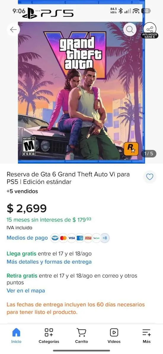 墨西哥平台上线《GTA6》预购 千元定价引玩家热议！