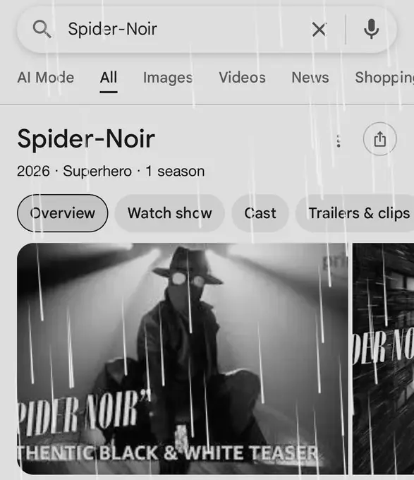 谷歌搜索暗藏玄机!输入Spider-Noir 屏幕秒变黑白