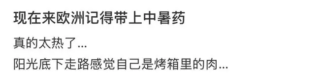 “带父母旅游，落地第一天妈妈晒脱水进医院”热浪席卷欧洲，已致数百人死亡；中国游客崩溃逃离，旅行变生存挑战