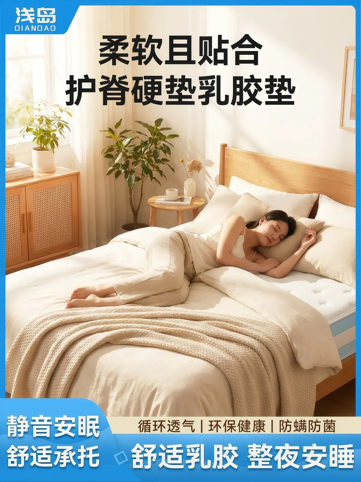 床垫哪款好用又安心?租房党边缘承托腰背酸痛实测参考成分清楚口碑可查