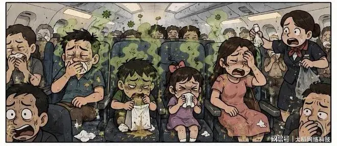 实拍现场不忍细看!排泄物浸透座椅、弄脏航空毛毯,臭气熏天!