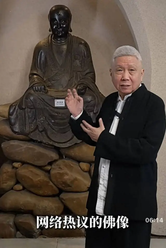 闹大了,马未都回应被盗佛像,对比差异细节曝光,网友不买账为啥
