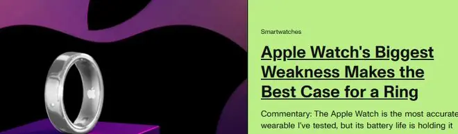 Apple Watch做不到的全天候监测,苹果智能戒指或可以补齐