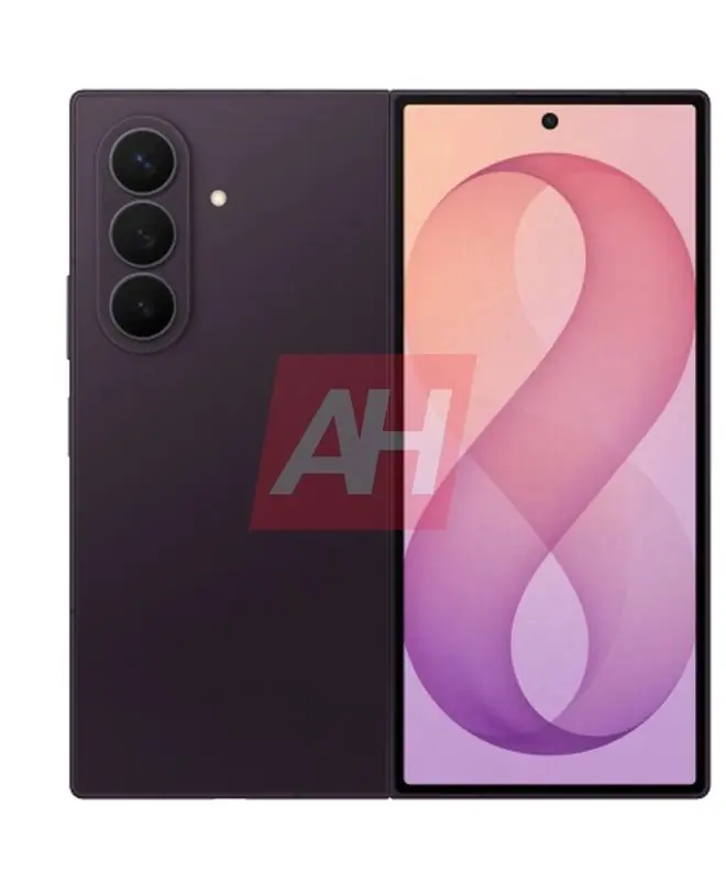 三星Galaxy Z Fold8 Ultra折叠手机渲染图曝光：主打紫色